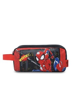 Cartuchera Escolar Grande Para Niño 2 Cuerpos Spiderman Hero Negra