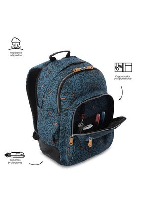 Morral Juvenil Porta PC 14" Rayol Azul