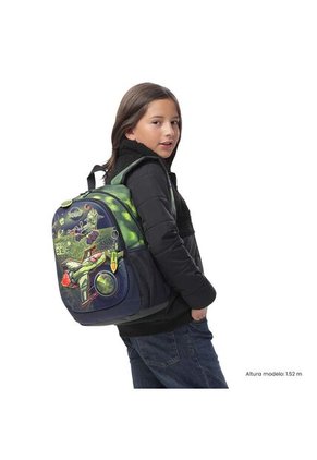 Morral Para Niño Explorer Ship Mediano Verde