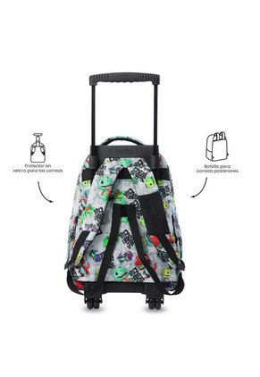 Morral Escolar Con Ruedas Para Niño Renglón Con Dinosaurios