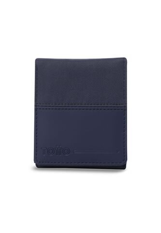 Billetera Para Hombre Ermac 3.0 Con RFID Blocker Azul Totto