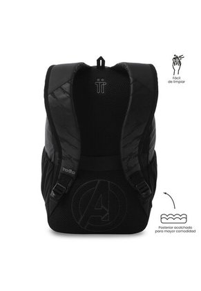 Morral Para Hombre Marvel Black Mediano Negro