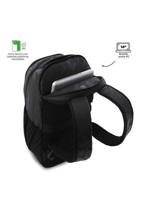 Morral Para Hombre Marvel Black Mediano Negro