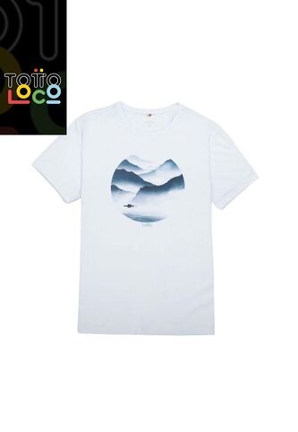 Camiseta Para Hombre Mozartpro Blanca Totto