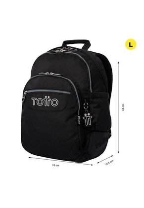 Morral Juvenil Porta PC 14" Rayol Negro