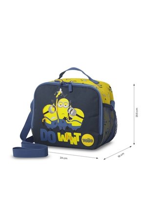 Lonchera Térmica Para Niño Banana Minions Grande Azul