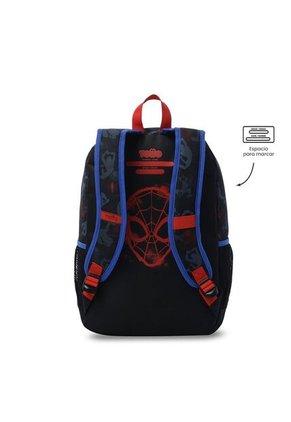 Morral Para Niño Spiderman Hero Grande Negro