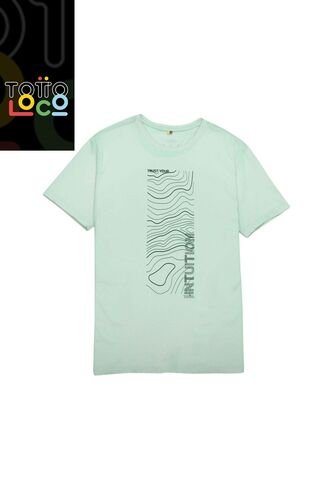 Camiseta Para Hombre Mozartpro Verde Totto