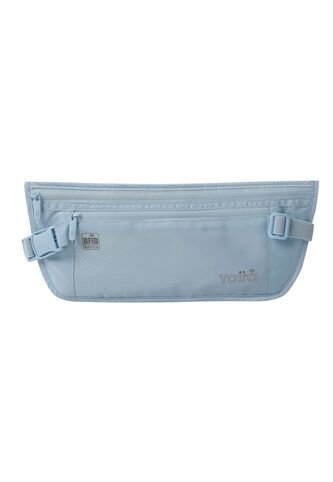 Canguro Invisible De Viaje Security Con RFID Blocker Azul Totto