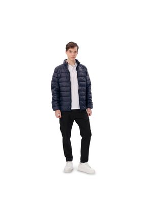 Chaqueta Acolchada Para Hombre Coloro Azul