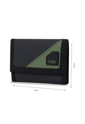 Billetera Para Hombre Contrast Can Con RFID Blocker Negra