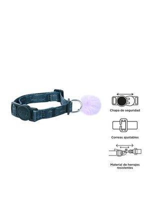 Collar Para Gato Michi Negro