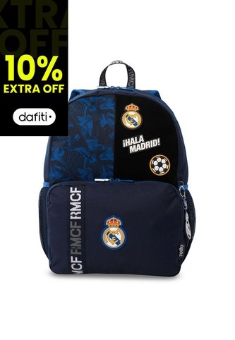Morral Escolar Real Madrid Grande Azul Totto