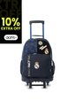 Morral Con Ruedas Escolar Real Madrid Grande Azul de Totto