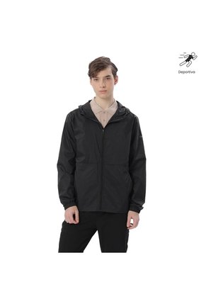 Chaqueta Casual Para Hombre Bruma Negra