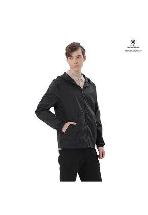 Chaqueta Casual Para Hombre Bruma Negra