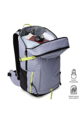 Morral Outdoor Summit 35 Morado Con Sistema De Pedernal