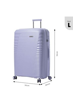 Maleta De Viaje 23 Kg 360 Traveler Bodega Morada