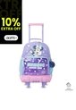 Morral Con Ruedas Niña Minnie Mediana Morada Con Corazones de Totto