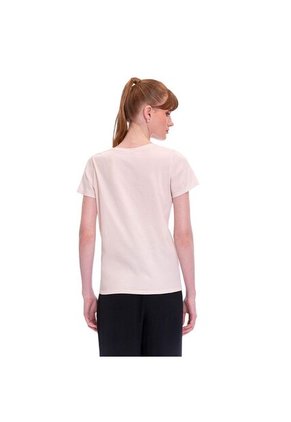 Camiseta Estampada Para Mujer Dusti Manga Corta Rosada