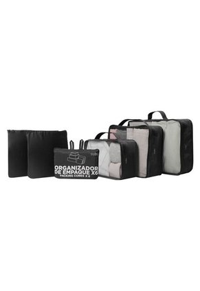 Organizador De Viaje Packing Cube X 6 Negro