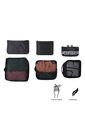 Organizador De Viaje Packing Cube X 6 Negro de Totto