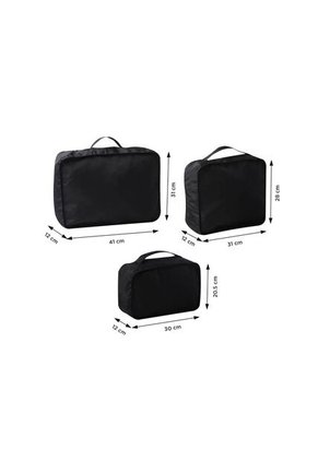 Organizador De Viaje Packing Cube X 6 Negro