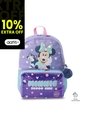 Morral Para Niña Minnie Mediano Morado Con Corazones de Totto
