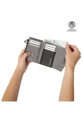 Billetera Smooth Ney Con RFID Blocker Negra