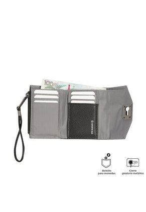 Billetera Smooth Ney Con RFID Blocker Negra