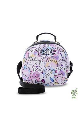 Lonchera Térmica Para Mujer Borrador Glitter Mediano Rosada