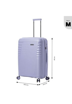 Maleta De Viaje Mediana 360 Traveler Morada