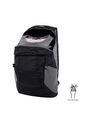 Morral Plegable Ligero Troker Mediano Negro de Totto