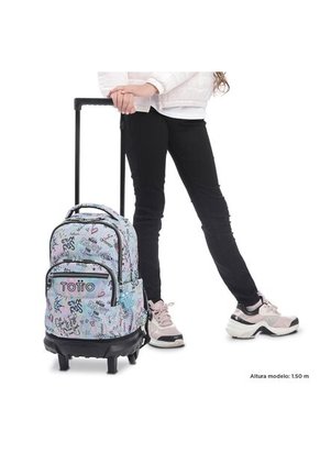 Morral Con Ruedas Para Niña Resma