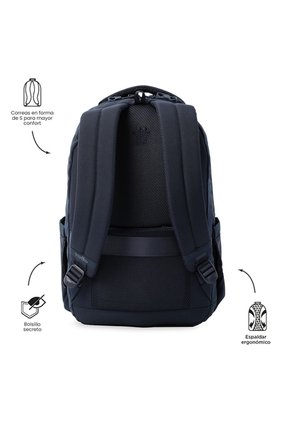 Morral Universitario Steif Ino Porta PC 15.4" Azul