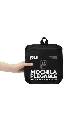 Morral Plegable Collapse 30 Mediano Negro