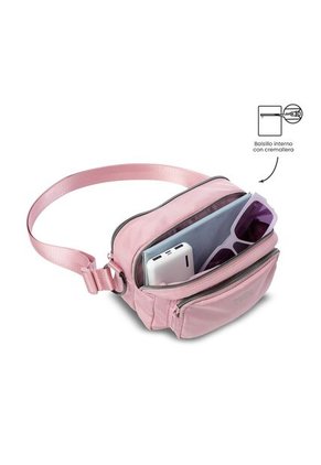 Bolso Para Mujer Funty 3.0 Tipo Crossbody Pequeño Rosado