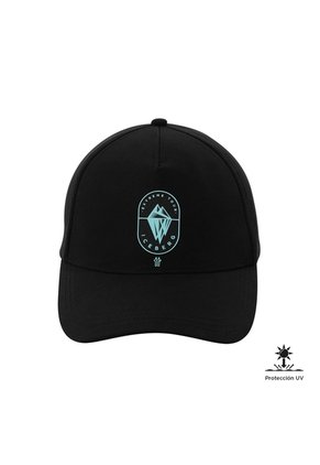 Gorra Beisbolera Tolon Con Filtro UV Negra
