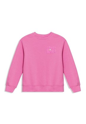 Buzo Cuello Redondo Para Niña Capibara Rosado