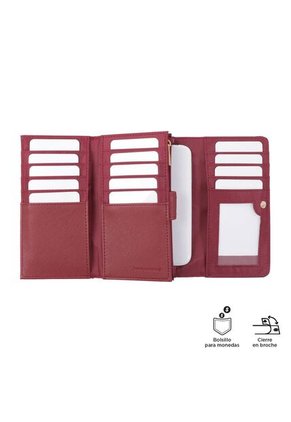 Billetera Donata En Pu Leather Con Rfid Blocker