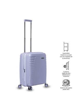 Maleta De Cabina 360 Traveler 10 Kilos Morada