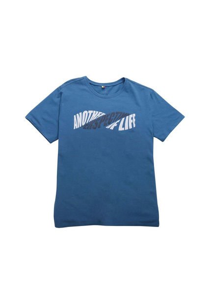 Camiseta Para Hombre Atena Azul