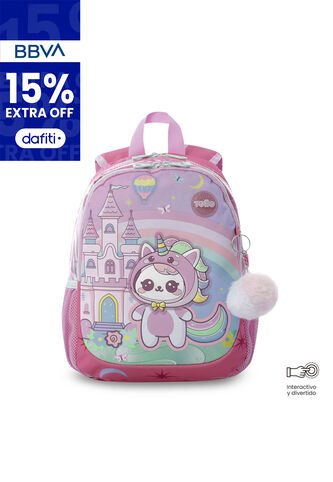 Morral Para Niña Magic Spark Pequeño Rosado Totto