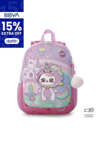 Morral Para Niña Magic Spark Mediano Rosado Totto