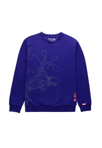 Buzo Para Hombre Marvel Blue Adulto