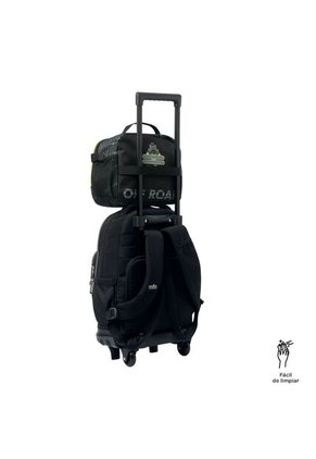 Lonchera Térmica Para Niño Monster Race Grande Negra