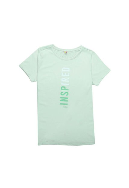 Camiseta Para Mujer Thinky Verde