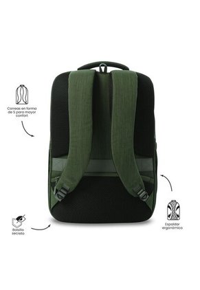 Morral Ejecutivo Porta PC 16" Dallas Verde Hombre