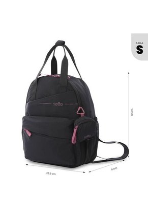 Morral Universitario Porta Tablet 10" Suzuka Negro Mujer