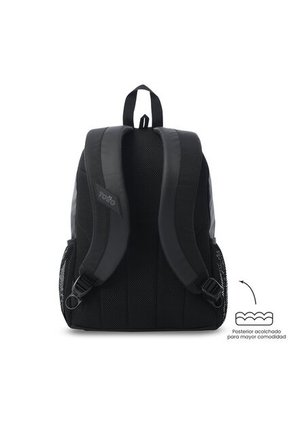 Morral Universitario Teck 3.0 Porta PC 13" Negro Hombre